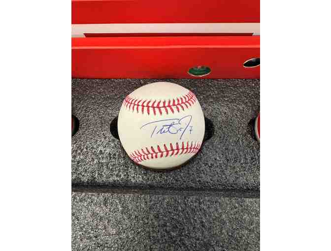 2004 Red Sox World Series Commemorative Box with 2 Signed Baseballs