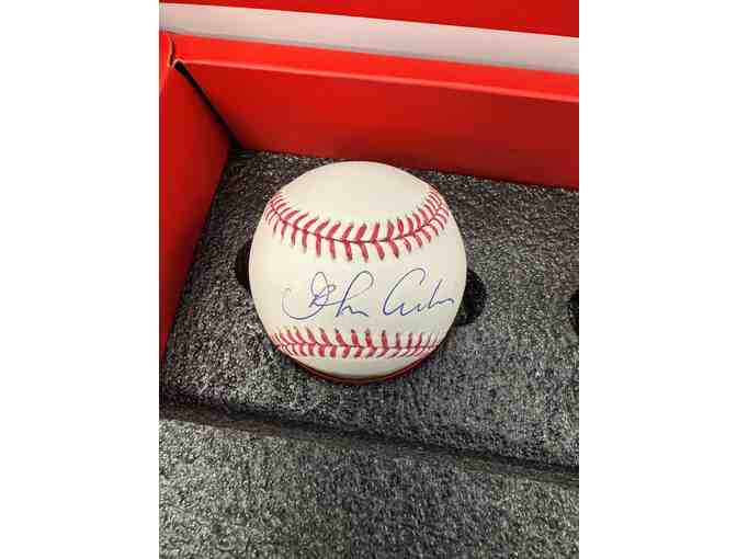 2004 Red Sox World Series Commemorative Box with 2 Signed Baseballs