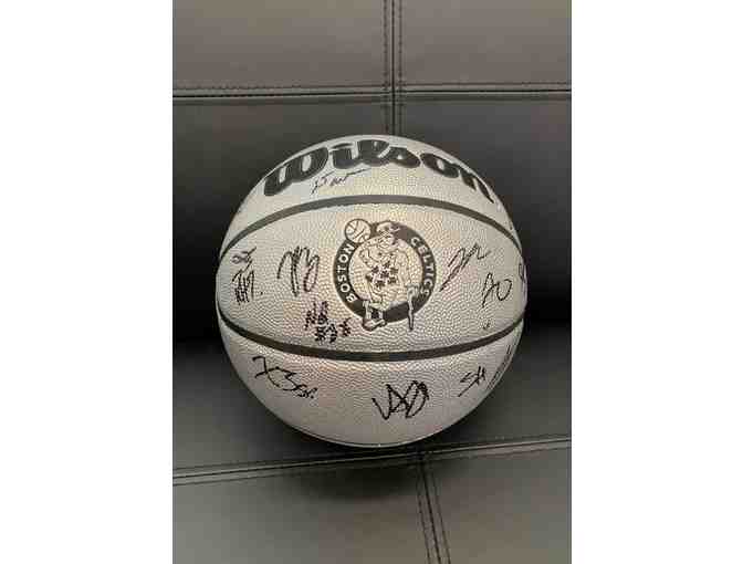 2024-25 Boston Celtics Authentic Team Autographed Commemorative Basketball