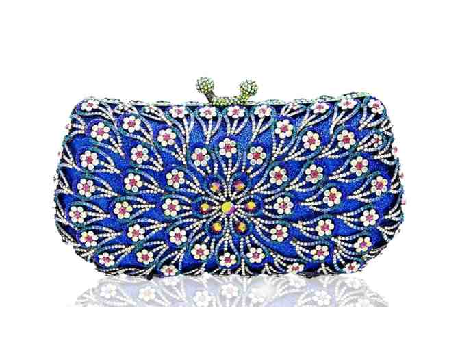 Blooming Love Affair Blue Purse - Photo 1
