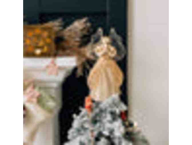 Sinamay Tree Topper Angel