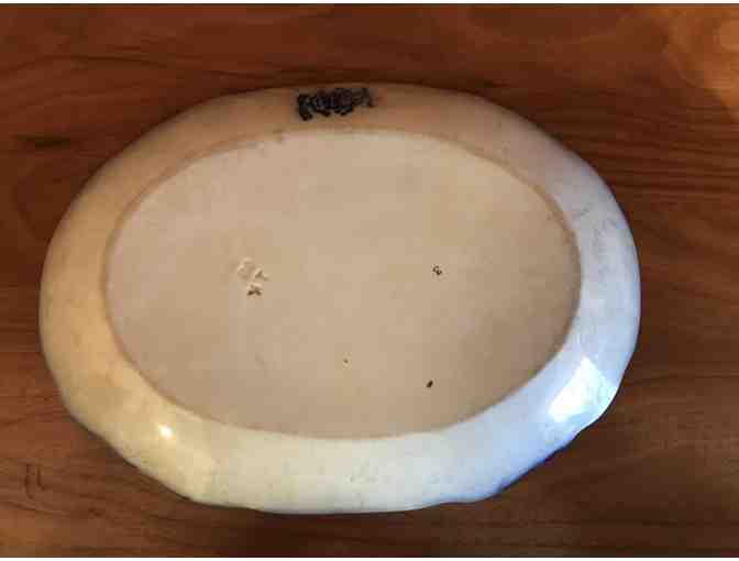 Waldorf Pattern Flow Blue Platter