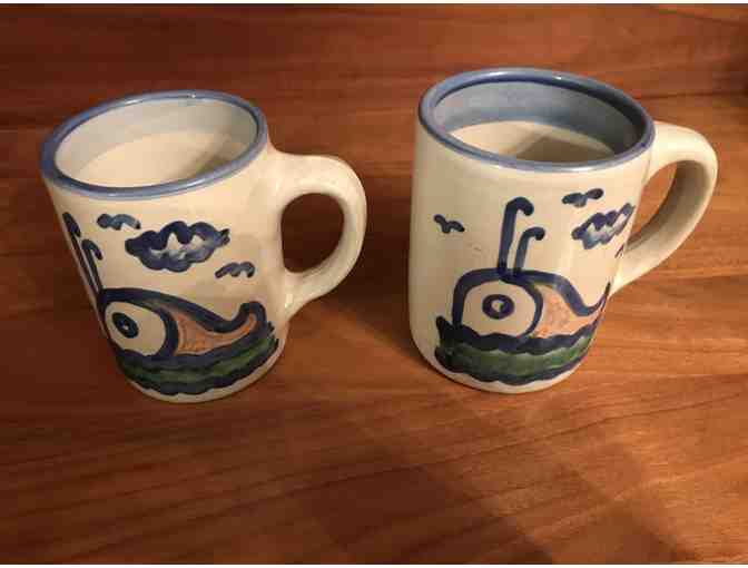M R Hadley Coastal Themed Mugs