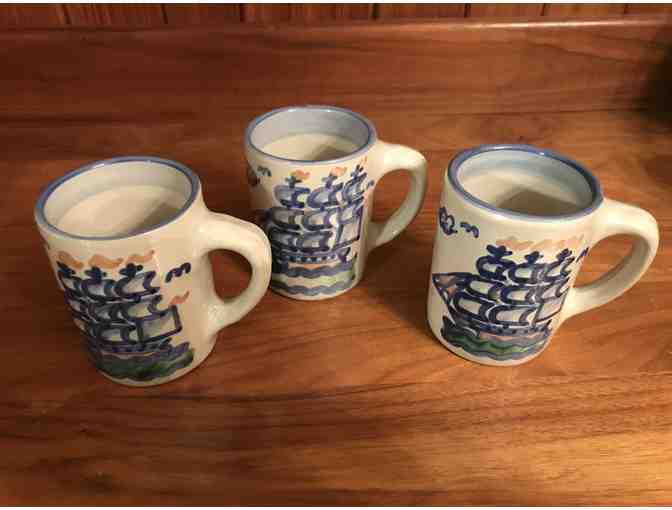 M R Hadley Coastal Themed Mugs