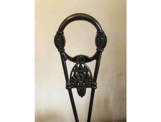 Silverplate Aesthetic Movement Cruet Condiment Holder Lazy Susan