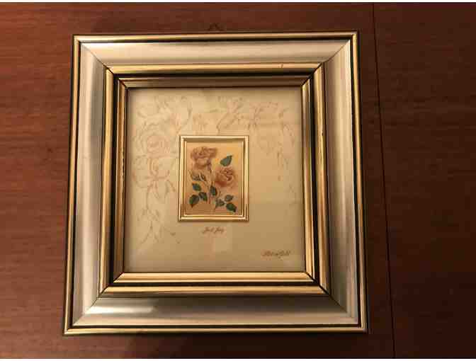 2 Wooden Goldart Frames with Certificates