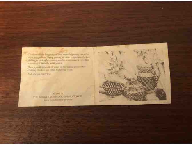 Boleslawiec (Polish) Pottery - Peacock pattern