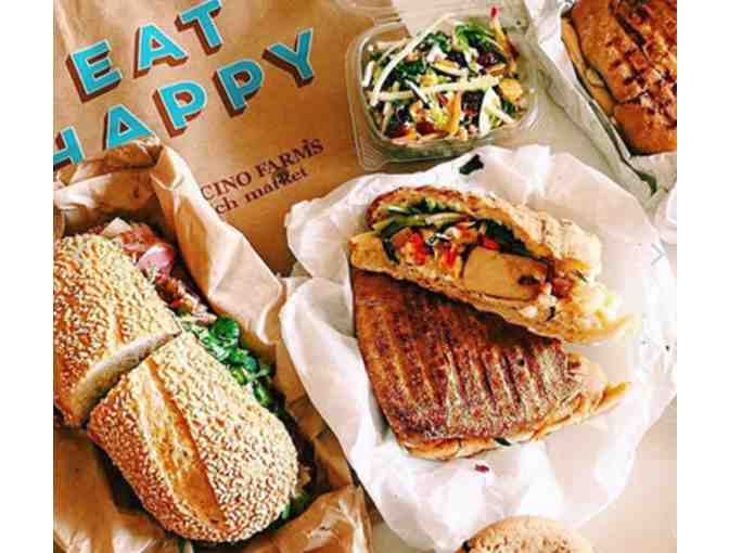 Gift Certificate for a Small Foodie Package valid at ANY Mendocino Farms