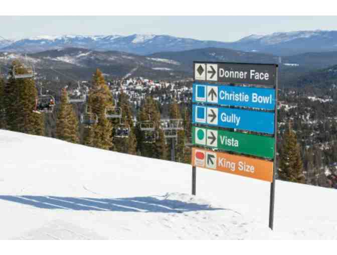 2 All Day Ski Passes to Tahoe Donner for 2025/2026 Season