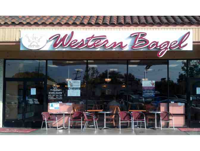 12 Certificates valid for a dozen bagels at ANY Western Bagels location