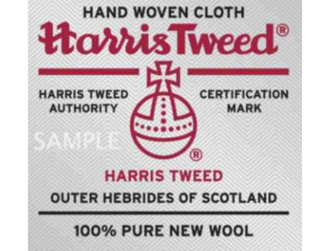 Harris Tweed Dog Coat in Cerise Tartan Red