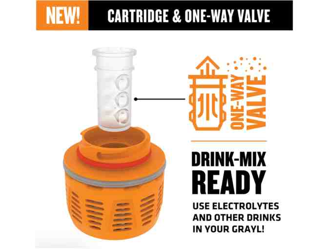 24oz Grayl GeoPress Purifier - Nature edition in Bali/Blue