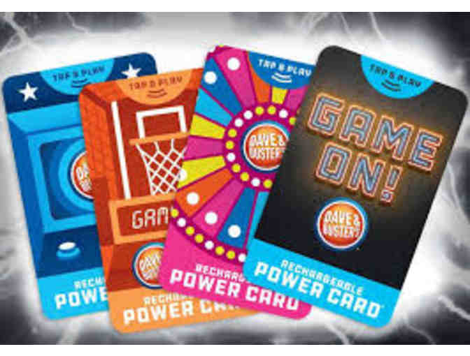$100 in Dave and Buster's Power Cards for use at ANY location Plus Swag