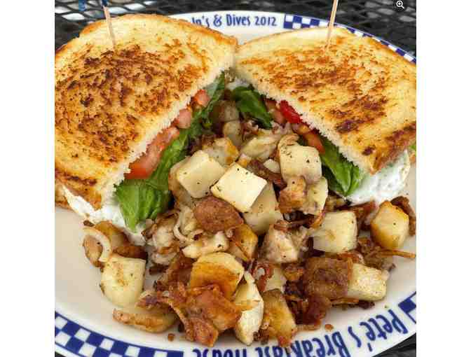 Four $40 gift certificates to Pete's Breakfast House