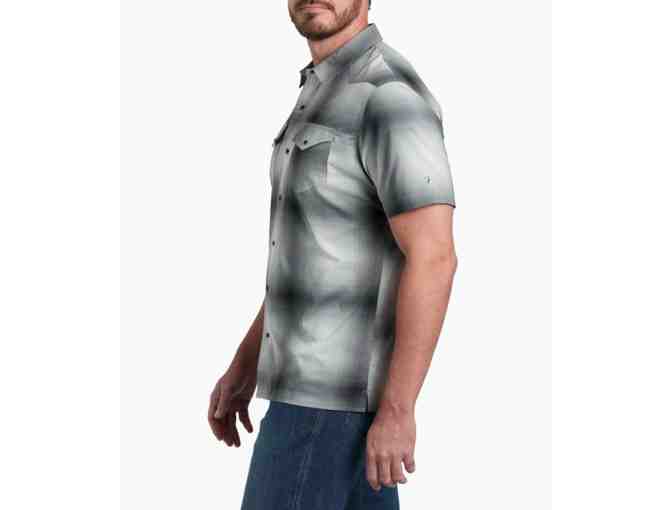 KUHL Men's Konquer Short Sleeve Redesign (Size L, Summit Gray)