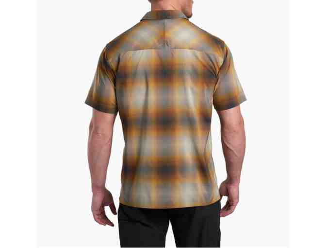 KUHL Men's Konquer Short Sleeve Redesign (Size L, Mojave Gold)