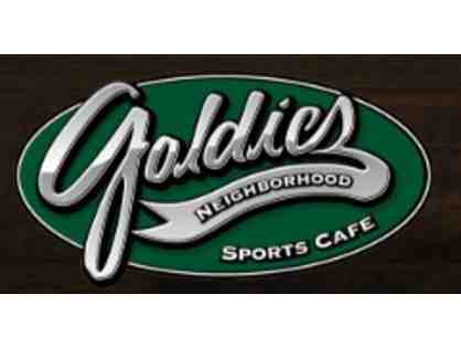 $100 Zipps Sports Grill & Goldie’s Sports Café Gift Card