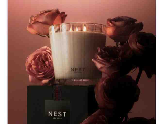NEST New York: 3 Wick Candles--Moroccan Amber, and Rose Noir and Oud