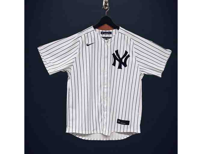 Signed Yankees Jersey by Mariano Rivera & Exclusive Yankees/Lehman Cap