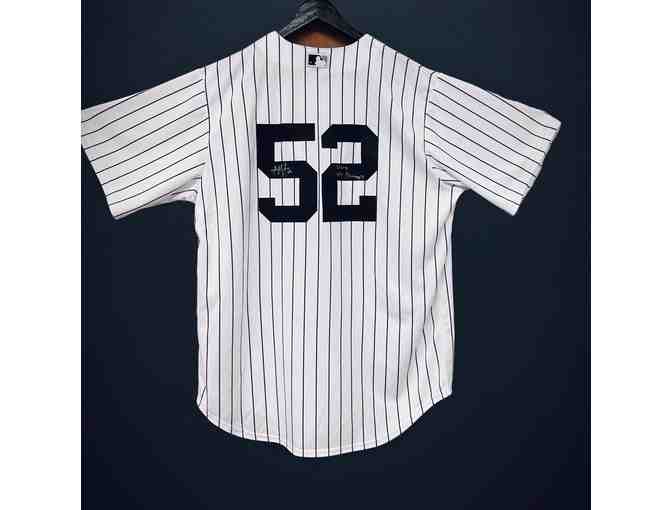 Signed Yankees Jersey by CC Sabathia & Exclusive Yankees/Lehman Cap