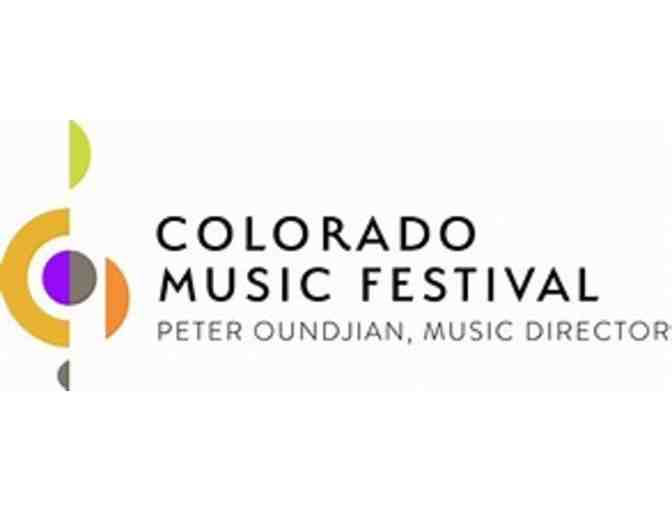 Four Tickets during Colorado Music Festival's 2025 Season