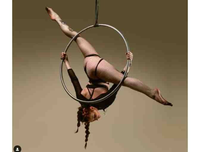 One 60 minute private aerial lesson with Noelia Antweiler at Denver Circus Collective