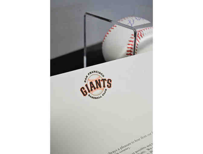 San Francisco Giants Autographed Baseball - LaMonte Wade Jr
