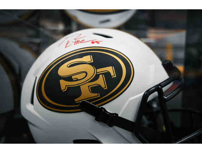 49er Helmet Signed by George Kittle