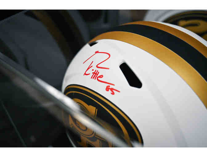 49er Helmet Signed by George Kittle