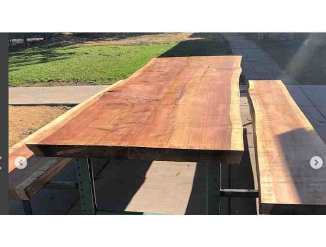 Custom Made Redwood Table