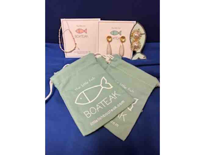 Spartina Purse and Wallet with Boateak earrings and bracelet set