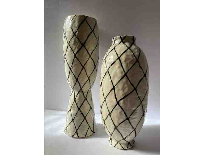 Handmade porcelain vases