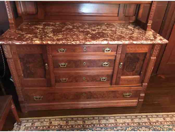 1800's Eastlake style walnut sideboard