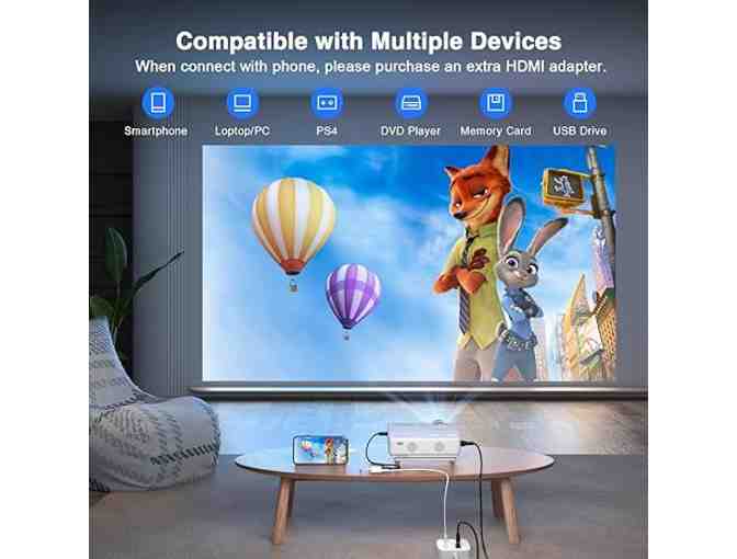 Home Movie Theater Bundle: AuKing Projector & Amazon Fire TV Stick
