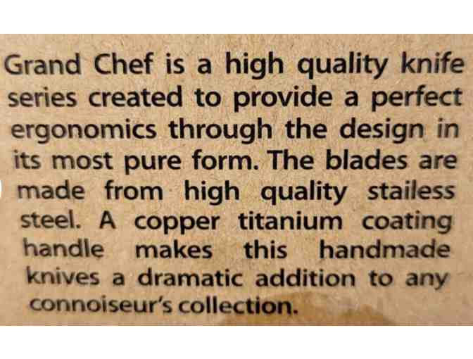 Italian Stainless Steel Copper Cheese Knives