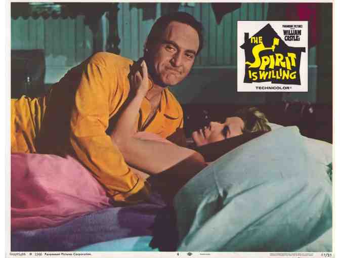 SPIRIT IS WILLING, 1967, lobby card set, John Astin, William Castle's girl ghosts