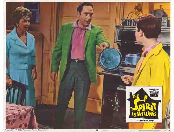 SPIRIT IS WILLING, 1967, lobby card set, John Astin, William Castle's girl ghosts