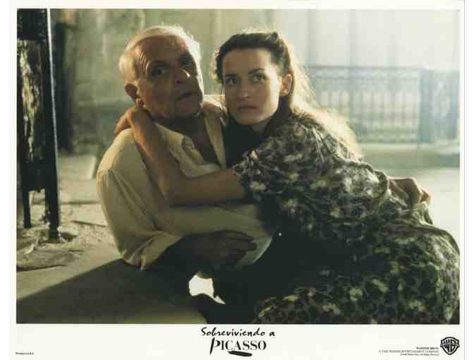 SURVIVING PICASSO, 1996, lobby card set, Anthony Hopkins, Julianne Moore