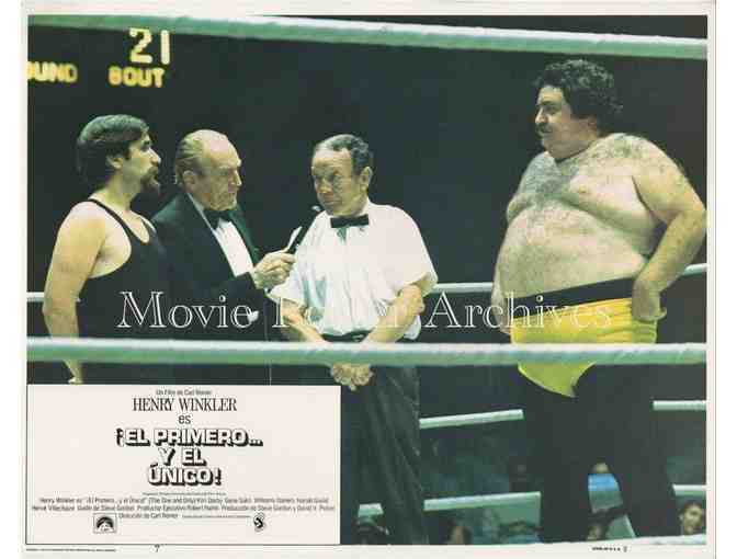 ONE AND ONLY, 1978, lobby card set, Henry Winkler, Herve Villechaize