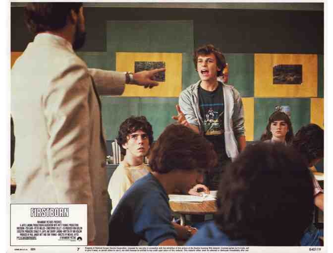 FIRSTBORN, 1984, lobby card set, Teri Garr, Peter Weller, Robert Downey Jr