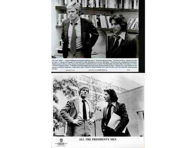 ALL THE PRESIDENTS MEN, 1976, movie stills, collectors lot, Robert Redford