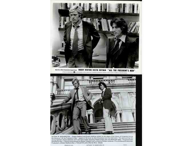 ALL THE PRESIDENTS MEN, 1976, movie stills, collectors lot, Robert Redford