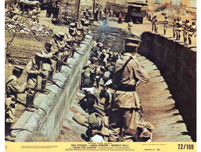 DUCK YOU SUCKER, 1972, mini lobby card set, Rod Steiger, James Coburn