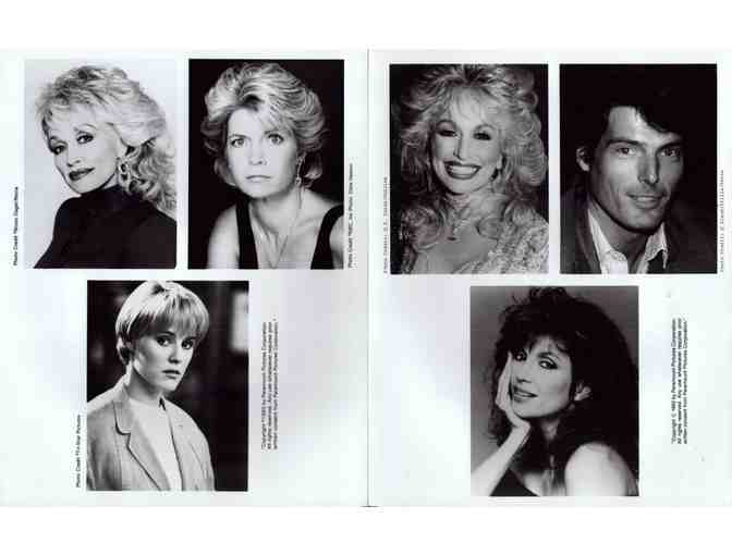 DOLLY PARTON, group of classic celebrity portraits, stills or photos