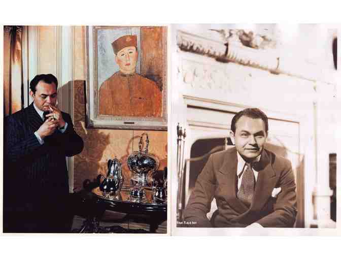 EDWARD G. ROBINSON, group of classic portraits, stills or photos
