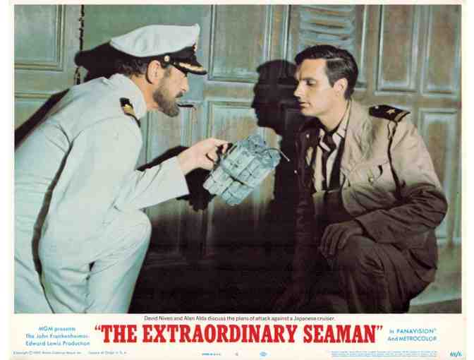 EXTRAORDINARY SEAMAN, 1969, lobby cards, David Niven