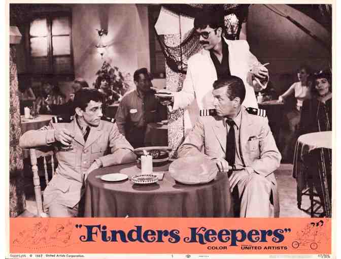 FINDERS KEEPERS, 1967, lobby card set, Cliff Richard, Robert Morley