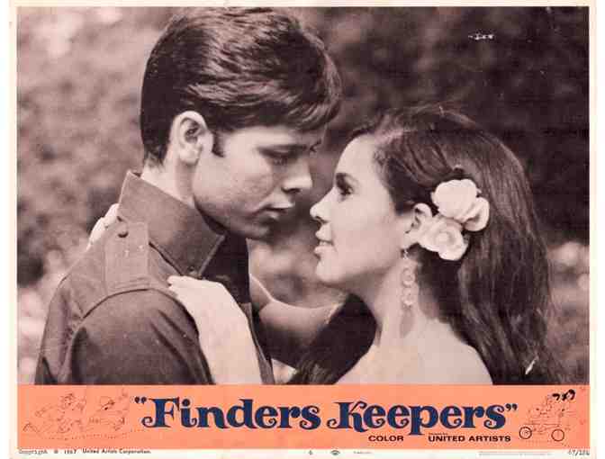 FINDERS KEEPERS, 1967, lobby card set, Cliff Richard, Robert Morley