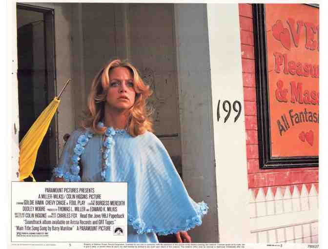 FOUL PLAY, 1978, lobby cards, Goldie Hawn, Chevy Chase, Dudley Moore