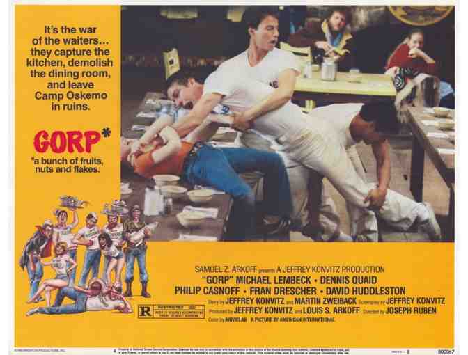 GORP, 1980, lobby cards, Dennis Quaid, Fran Drescher